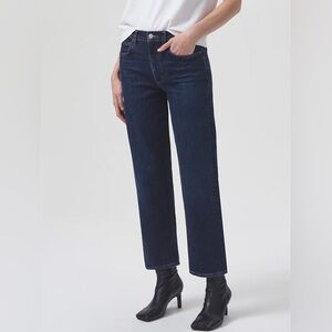 AGOLDE-Kye midrise straight crop jeans. New